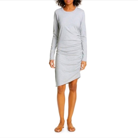 NWT Veronica Beard Jaelyn Long Sleeve Ruched Dress Sz XS - Picture 1 of 5